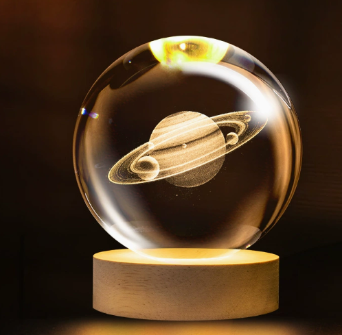 Astro LED Crystal Ball Night Light (Single Piece)